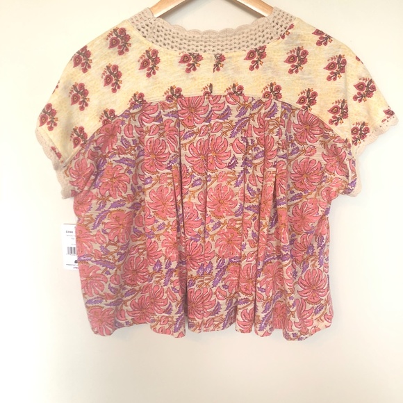 NWT Free People Leilani Floral Printed Top XS - Picture 6 of 7